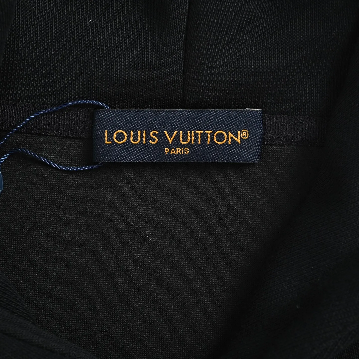 Louis Vuitton Signature Letter Pattern Printed Hooded Sweatshirt
